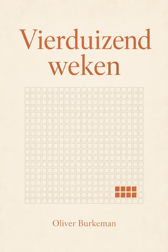 Omslag van Vierduizend weken van Oliver Burkeman