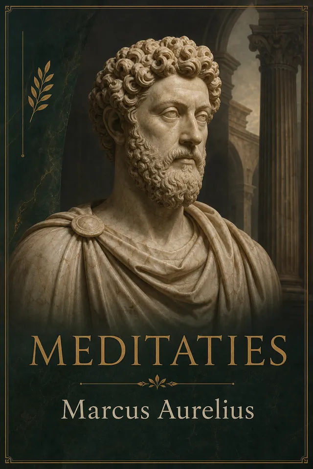 Omslag van Meditaties van Marcus Aurelius