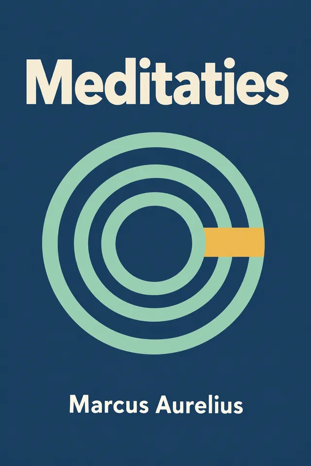 Omslag van Meditaties van Marcus Aurelius