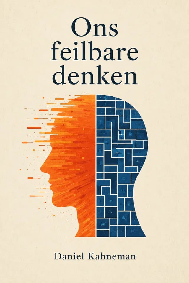 Omslag van Ons feilbare denken van Daniel Kahneman